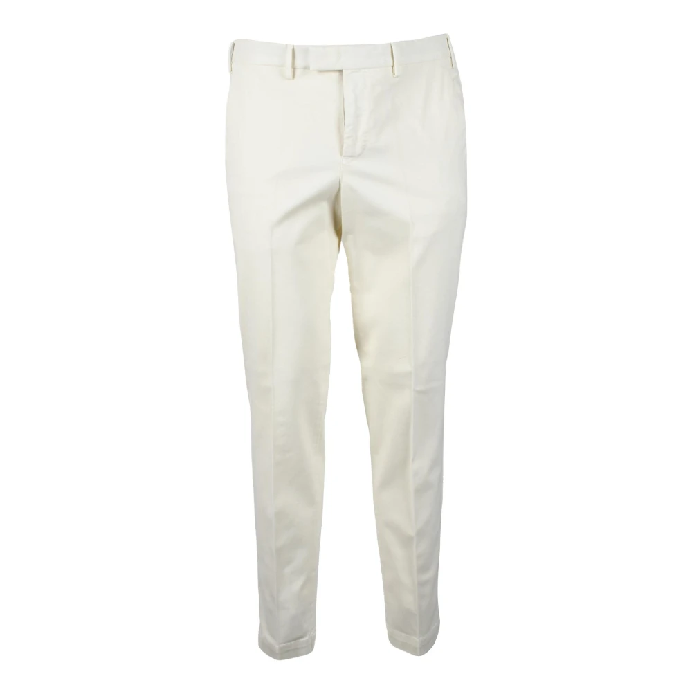 PT Torino Modal Katoen Elastaan Broek White Heren