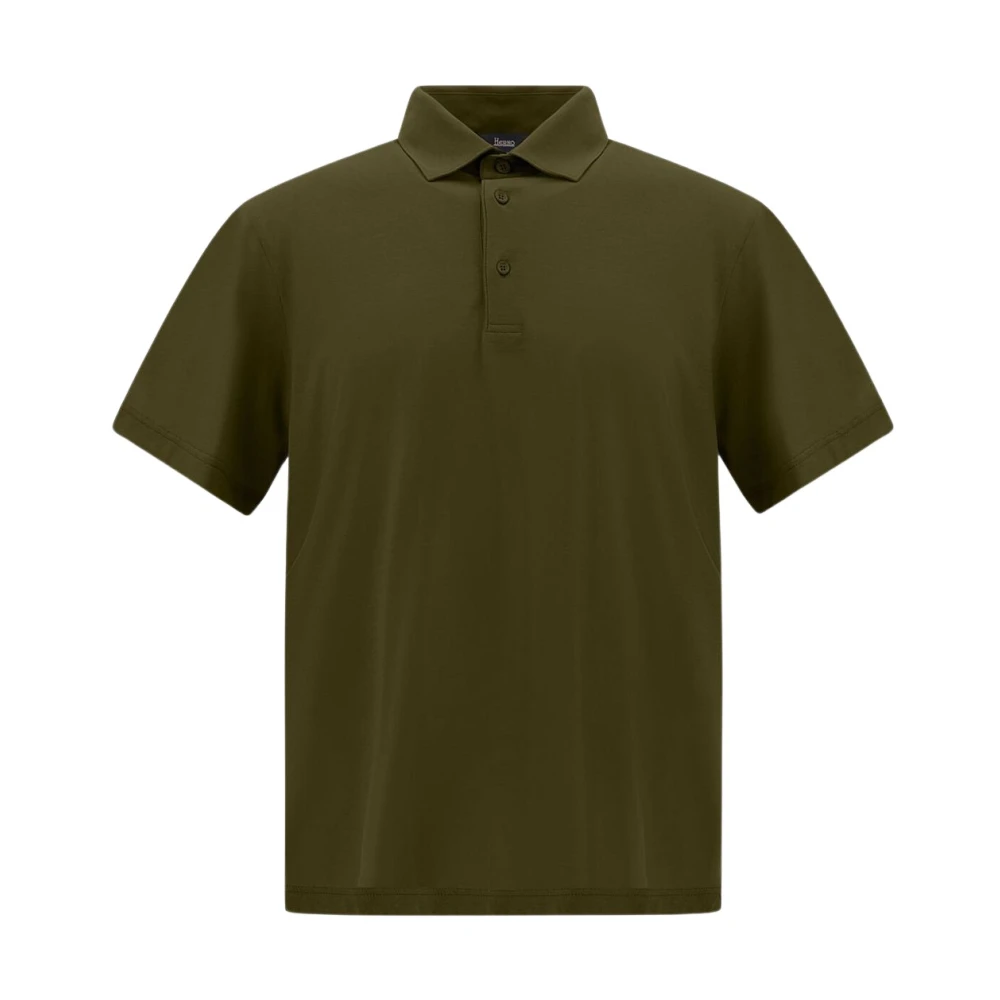 Herno Groene Polo Shirt Regular Fit Green Heren