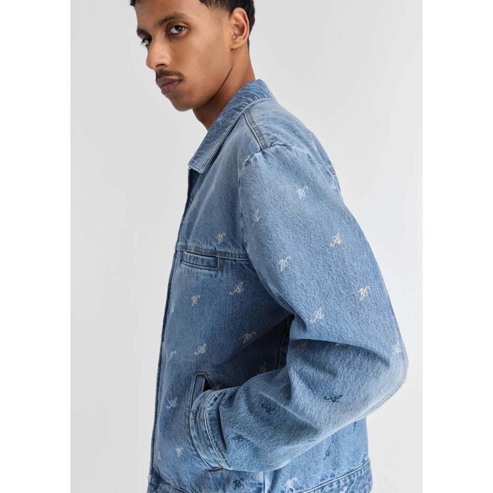 Axel Arigato Signature A Overshirt Blue Heren