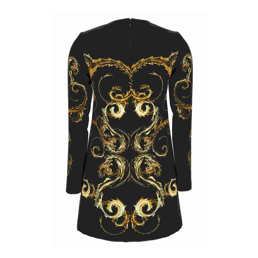 Versace Jeans Couture Jurken Black Dames