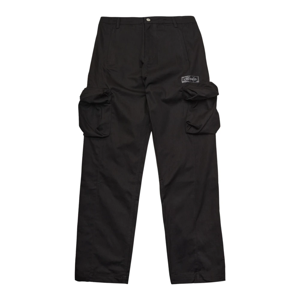 Arte Antwerp 3D Zakken Cargo Nylon Broek Zwart Black Heren