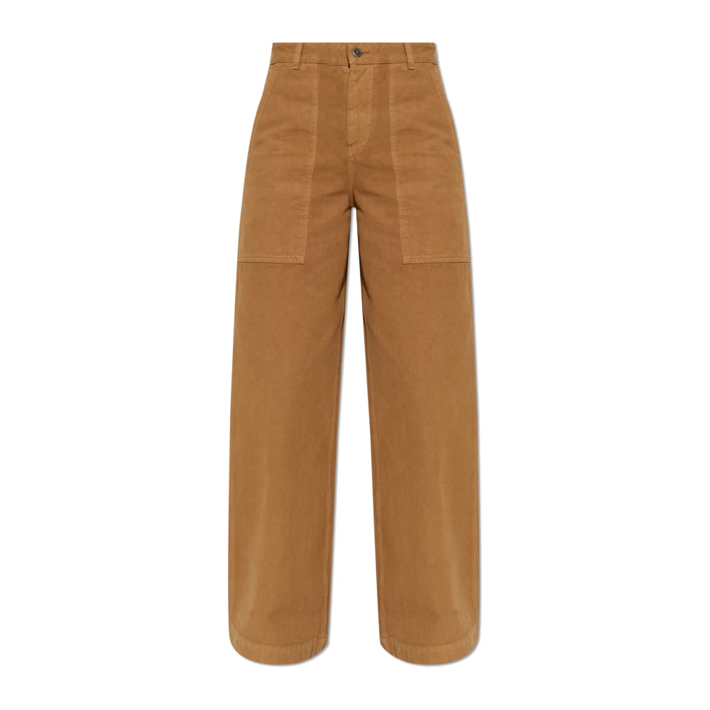 Moncler Mujer Marrón Pantalones, Talla: Xs