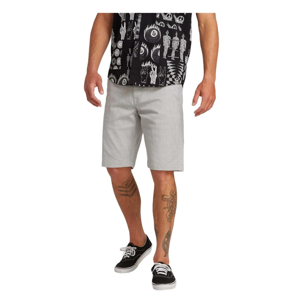 Volcom Moderne stretch 21 shorts Gray Heren