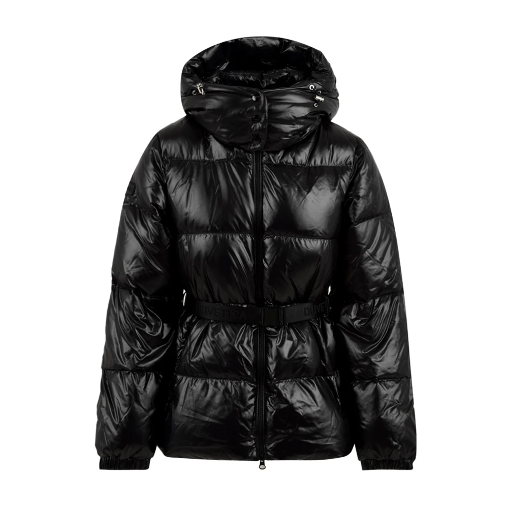 Duvetica Zwarte Winterjassen Black Dames
