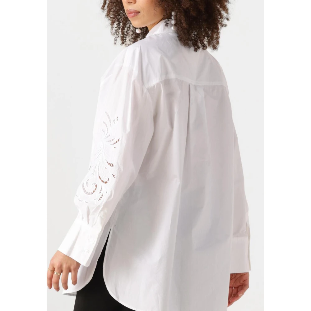Twinset Elegante Witte Blouse Model 251Tp2170 White Dames