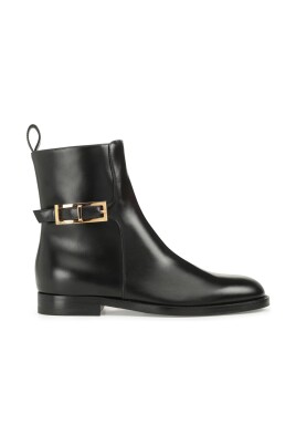 black-leather-boots-gold-hardware