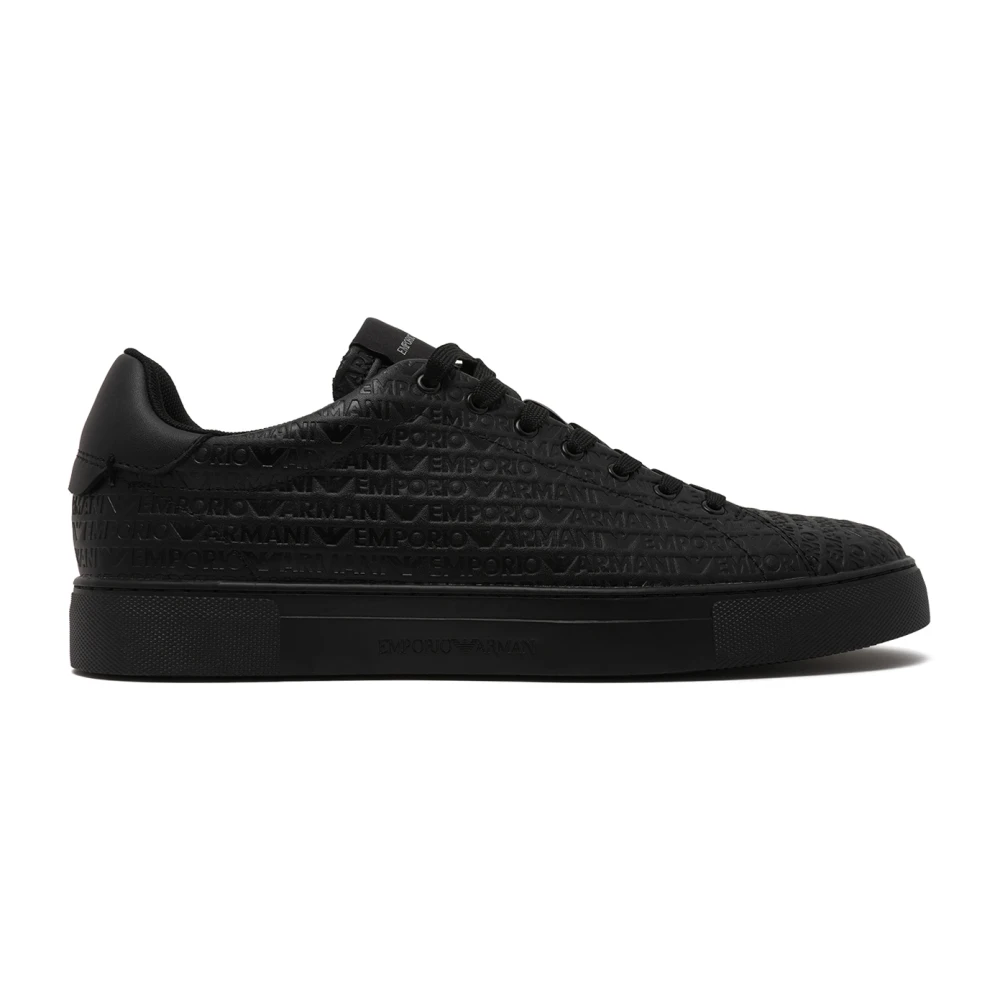 Emporio Armani Uomo Nero Scarpe, 44 Eu, New,