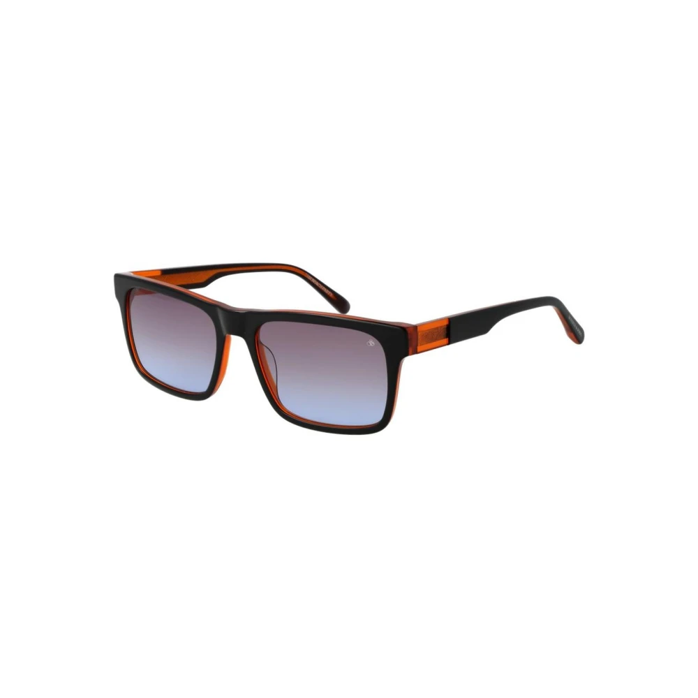 Scotch & Soda Men's Black Sunglasses, One Size, Acetate Square Sunglasses With Gradient Lenses