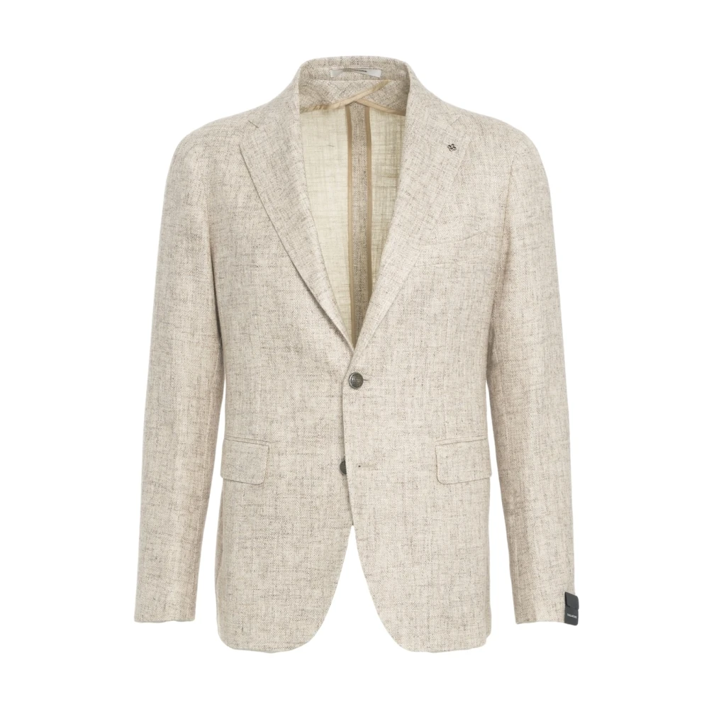 Tagliatore Men's Beige Clothing Blazer Ss25 - Blazers - Xl - Jackets