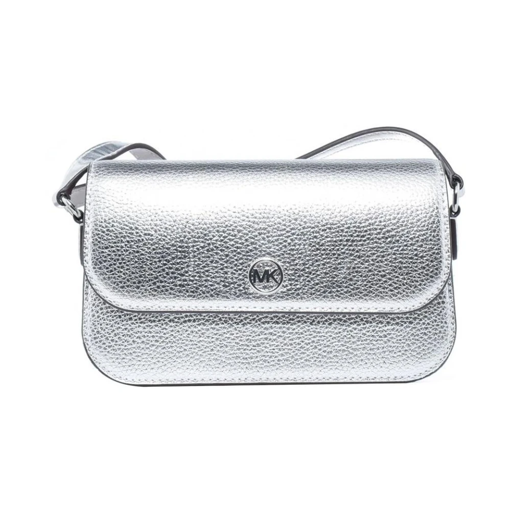 Michael Kors Women's Gray Leather Shoulder Bag