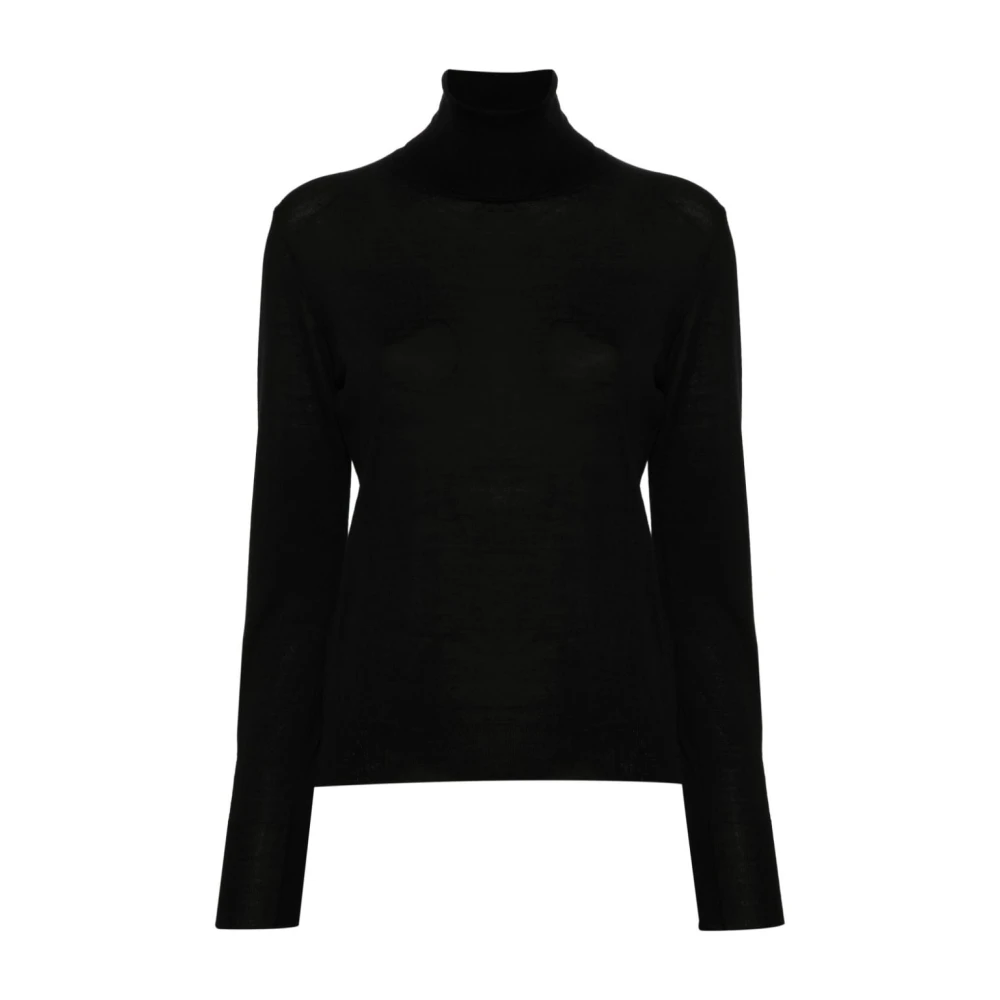 Roberto Collina Zwarte Trui Collectie Black Dames