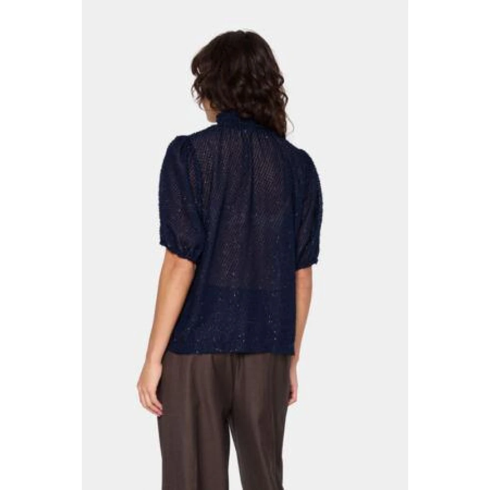 Saint Tropez Elegante blouse Helma 193924 Blue Dames