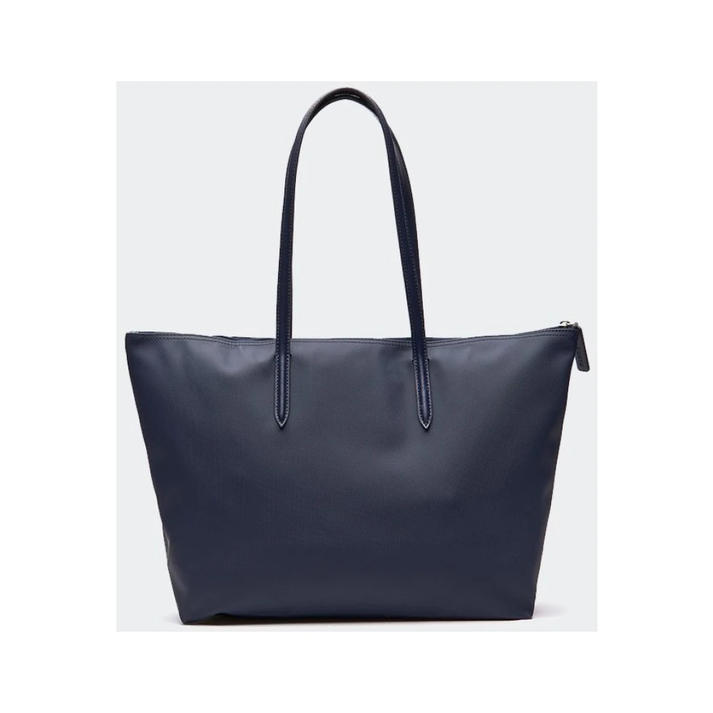 Lacoste Tas met effen kleur en logo Blue Dames