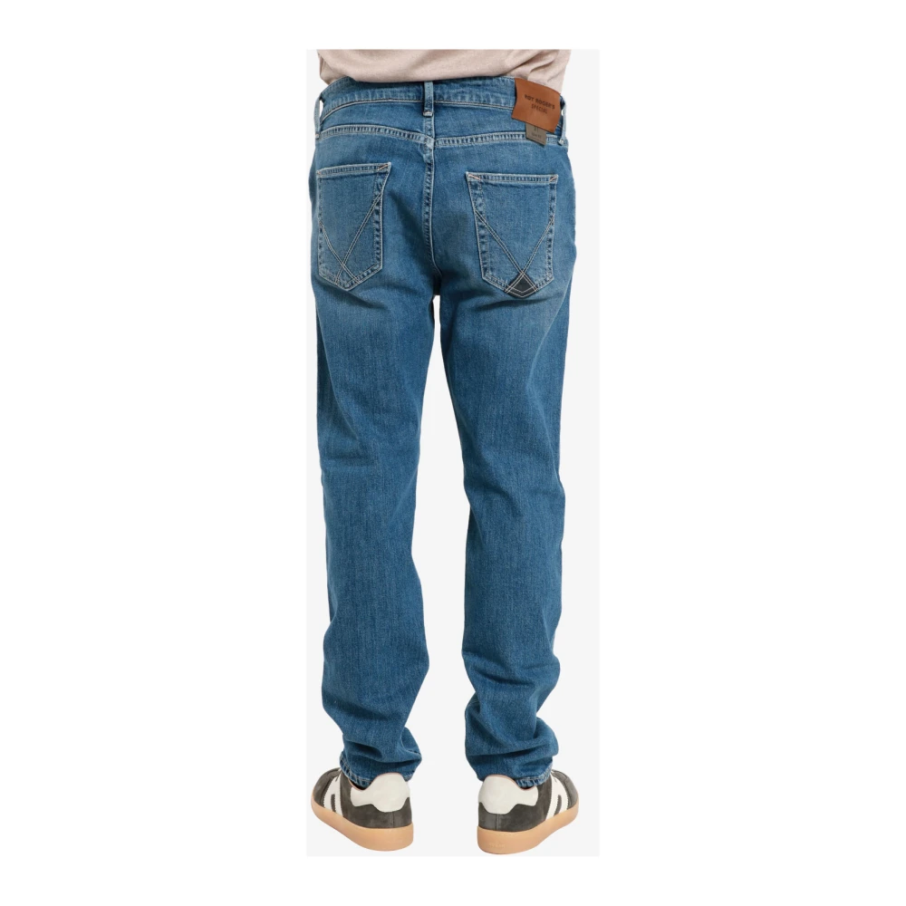 Roy Roger's Wide Leg Denim Jeans Model 527 Blue Heren
