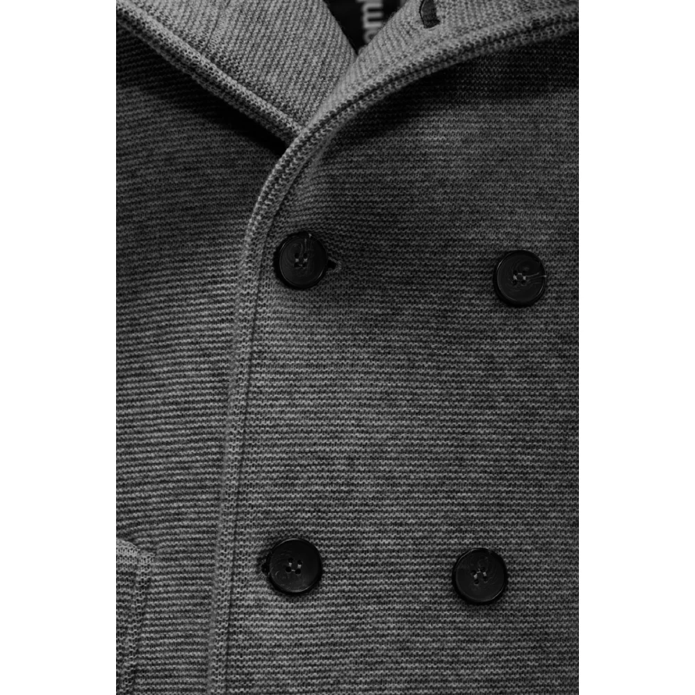 BomBoogie Woljas met capuchon Gray Heren
