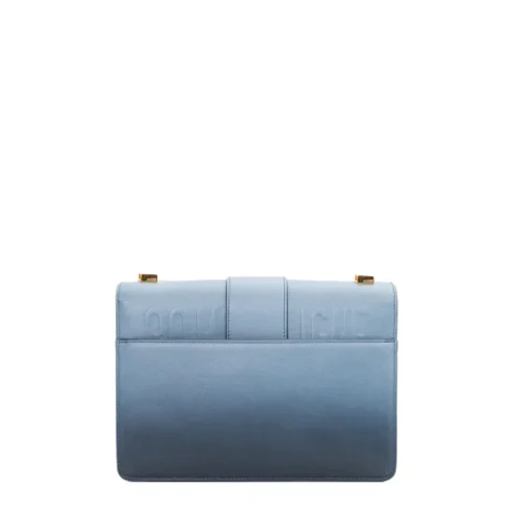 Dior Vintage Pre-owned Leather dior-bags Blue Dames