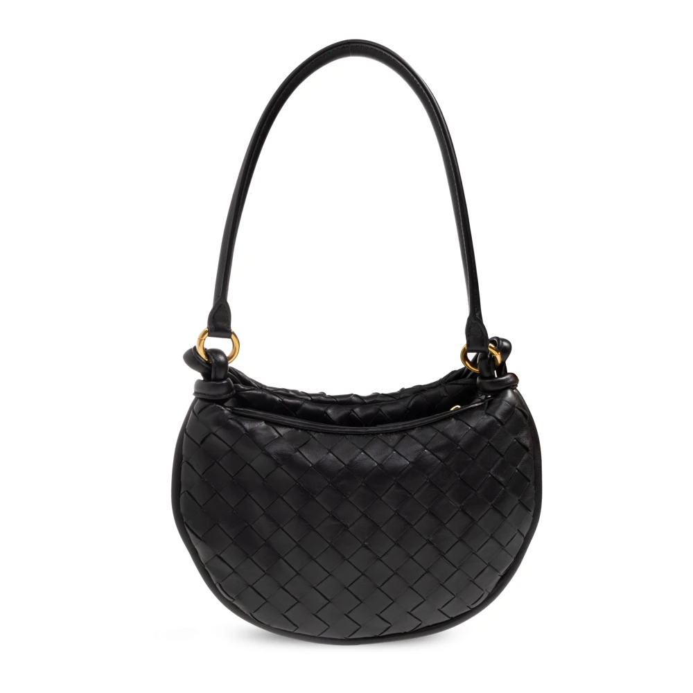 Bottega Veneta Gemelli Liten axelväska Black, Dam