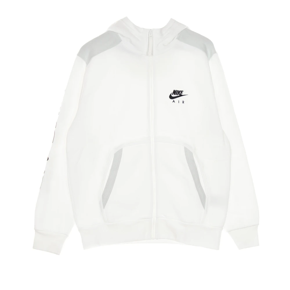 Nike Sportswear Zip Hoodie Air Hoodie Wit Zwart White Heren