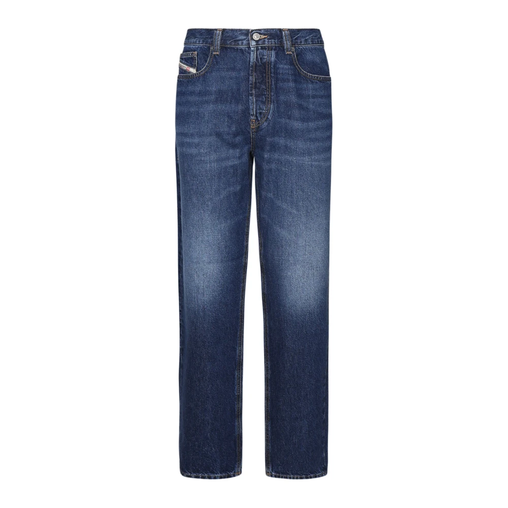 Diesel Men's Blue Denim Cotton Jeans