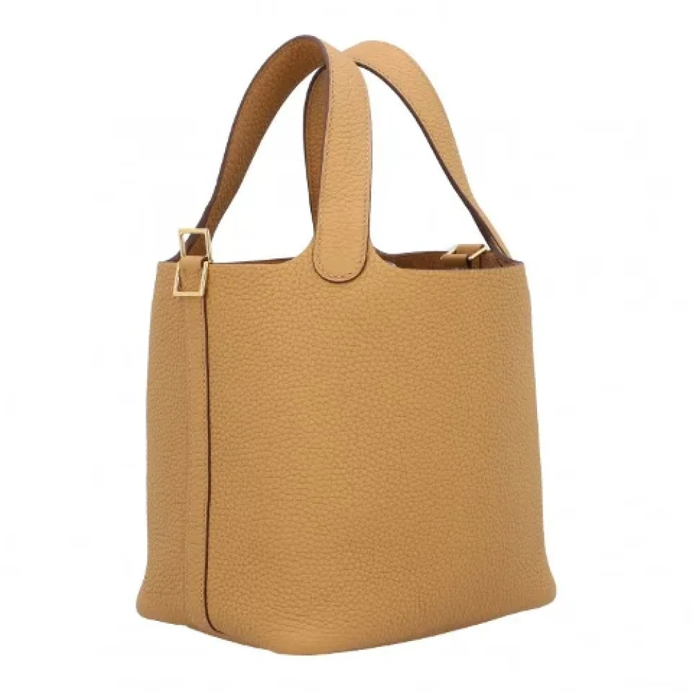 Hermès Vintage Pre-owned Leather handbags Brown Dames