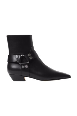 black-leather-ankle-boots-with-buckle