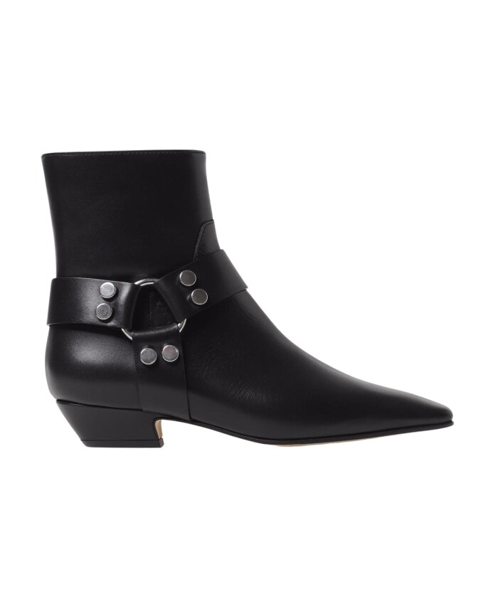 bottines-en-cuir-noir-avec-boucle