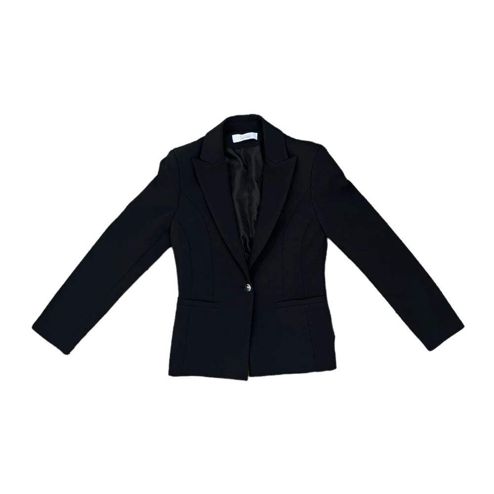 Kaos Elegante Damesjas Synthetisch Materiaal Black Dames