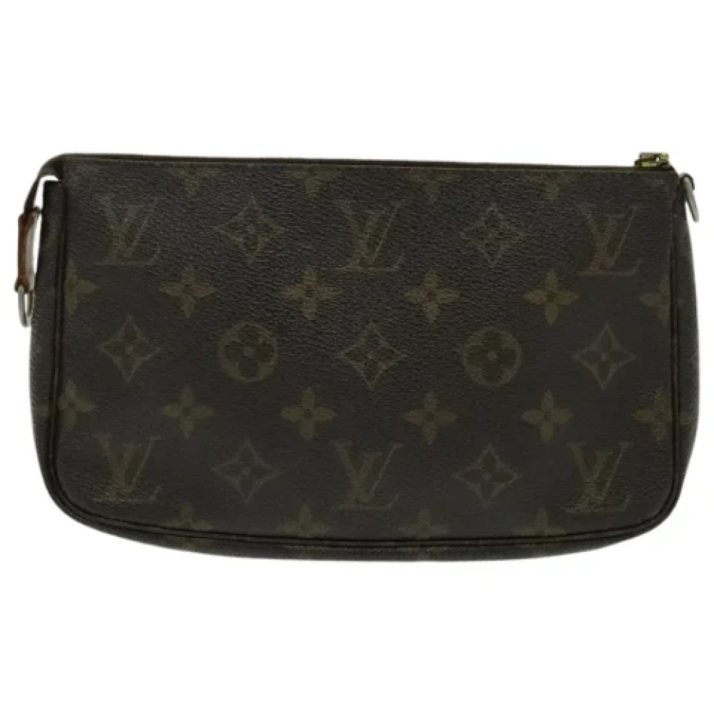Louis Vuitton Vintage Pre-owned Canvas pouches Brown Dames