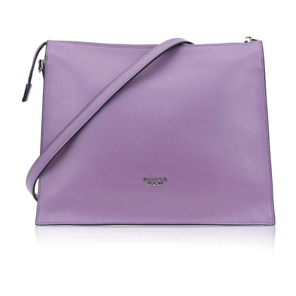 Tosca Blu Schoudertas voor Dames met Rits Purple Dames