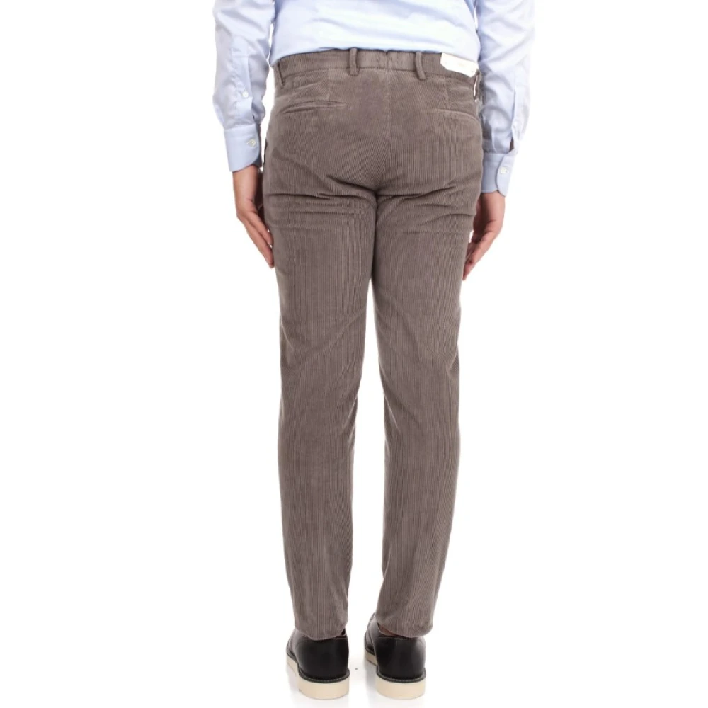 Briglia Midnight Blue Corduroy Broek Gray Heren