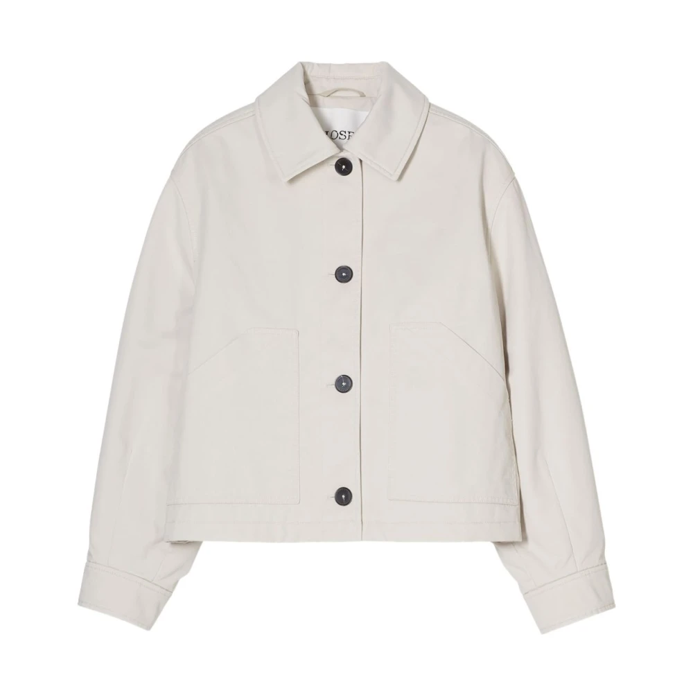 closed Beige Geknoopte Jas met Zakken Beige Dames