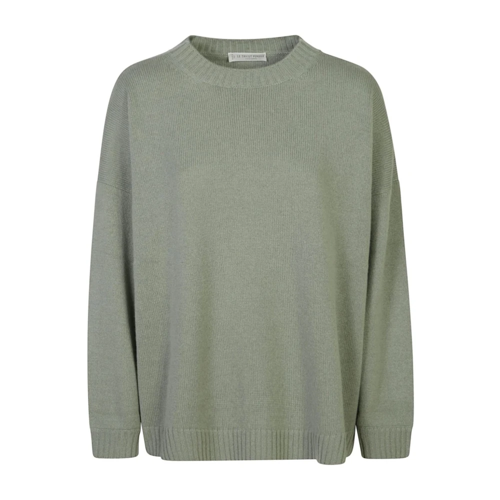 Le Tricot Perugia Groene Sweaters voor Stijlvolle Look Green Dames