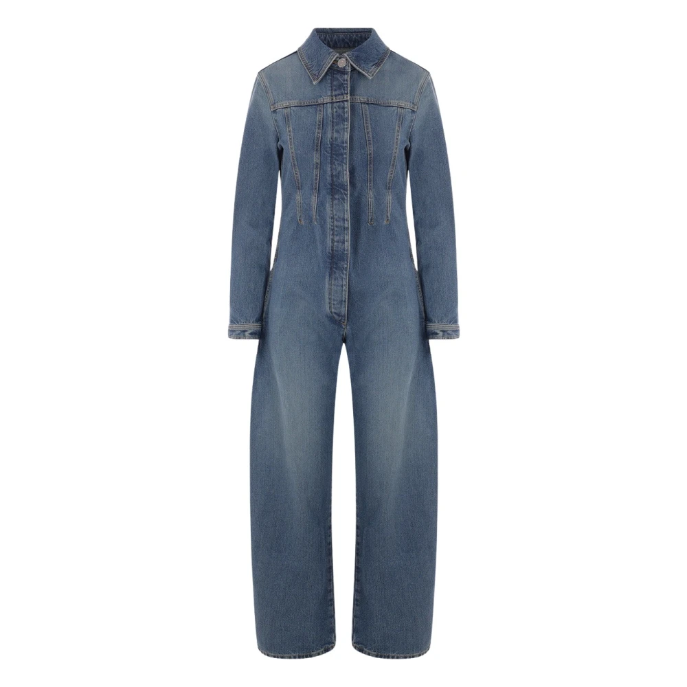 Alaïa Denim Ronde Jumpsuit Blue Dames
