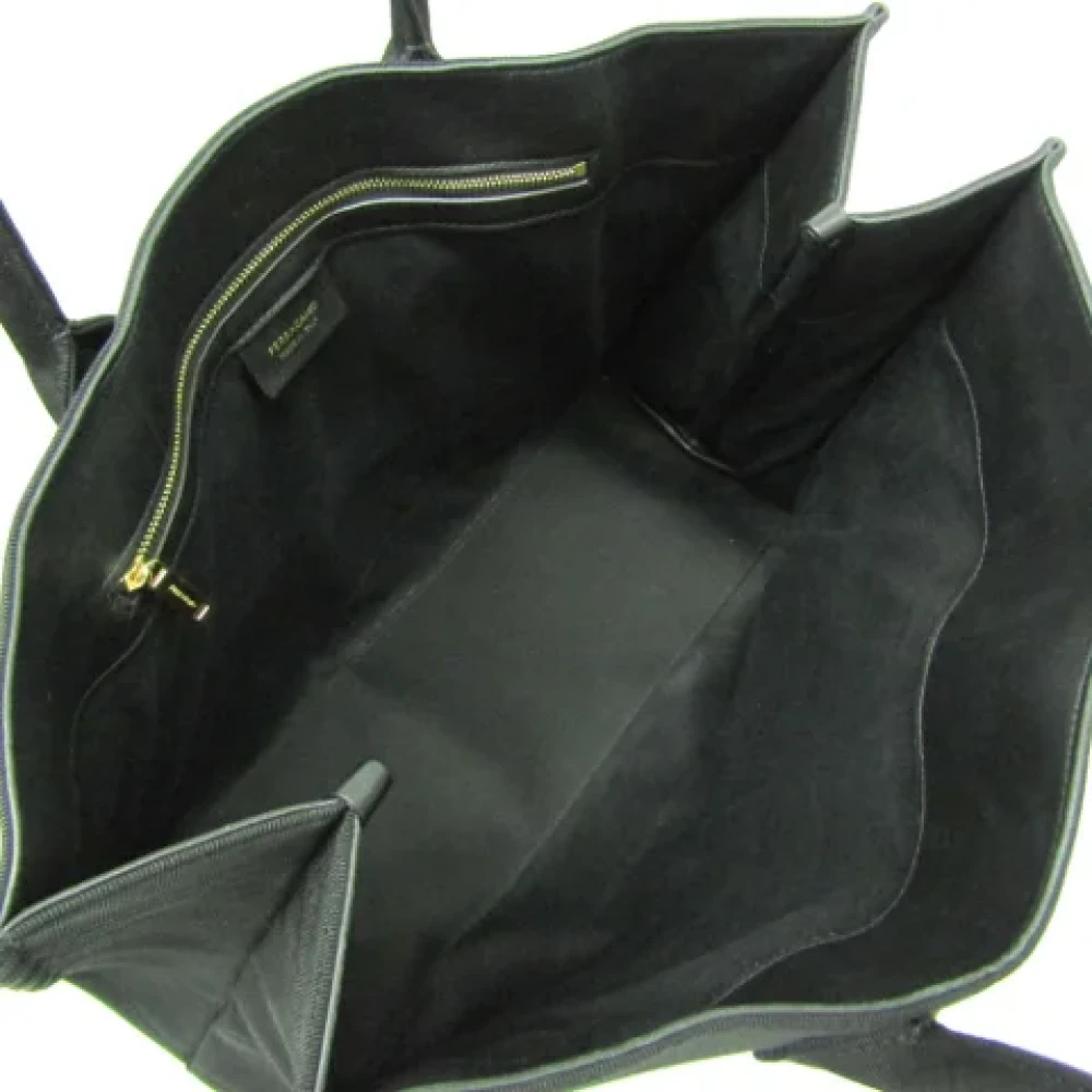 Salvatore Ferragamo Pre-owned Leather totes Black Dames