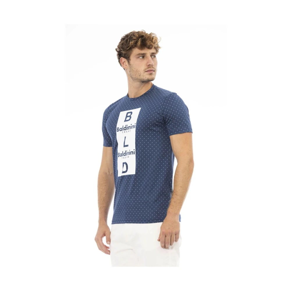 Baldinini Blue Trend T-Shirt Blue Heren