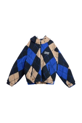 Argyle Teddy Jacket