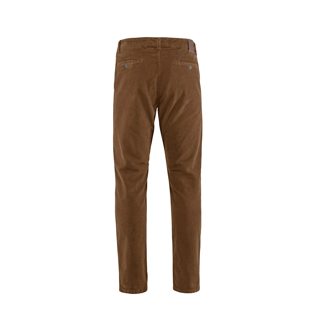 BomBoogie Corduroy Slim-fit Chino Broek Brown Heren