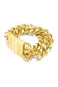 mens-stainless-steel-22-5-cm-yellow-gold-colored-signature-link-peagb0001723