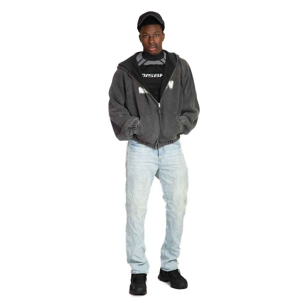 Purple Brand Vintage Straight Jeans in Indigo Blue Heren