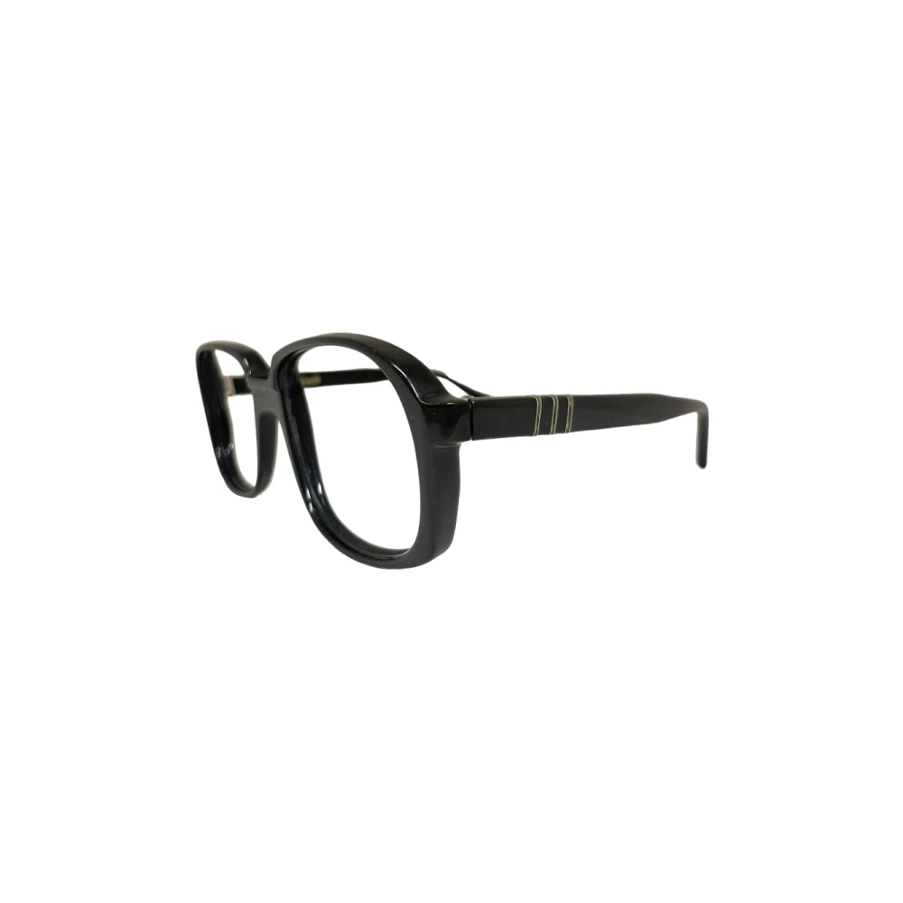 Persol Vintage mod. Patent Zwarte Bril Black Unisex