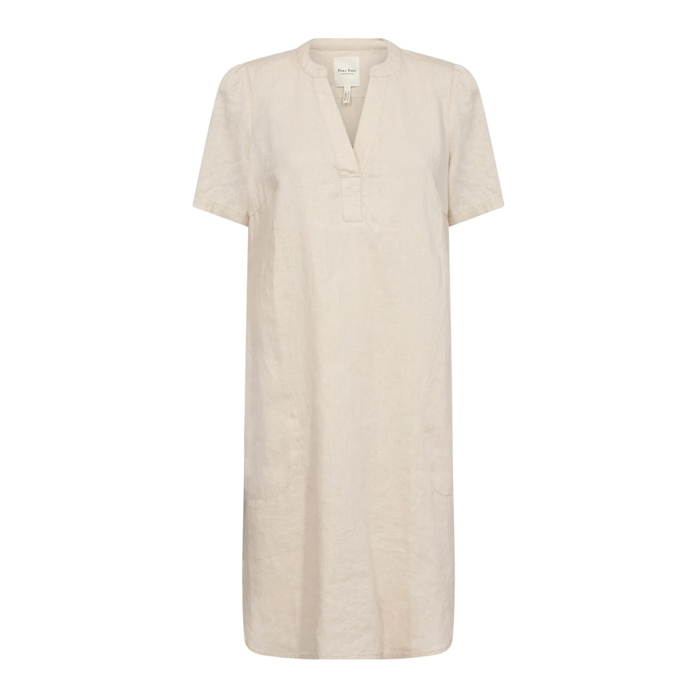 Part Two Beige French Oak Dress Aminasepw Dr - Female - Short Dresses - Xl - Dresses