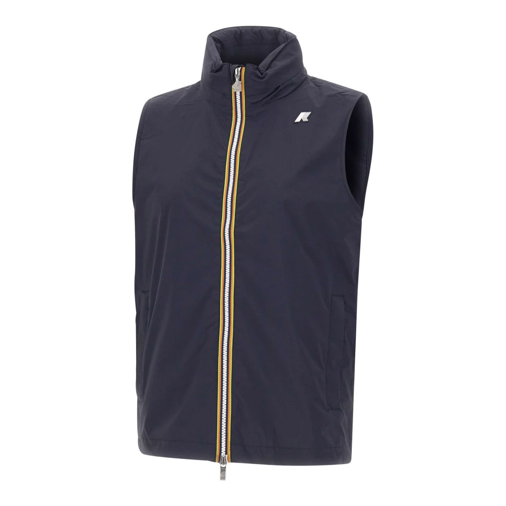 K-Way Mannelijk Blauw Jassen Heren, Xl, Vests
