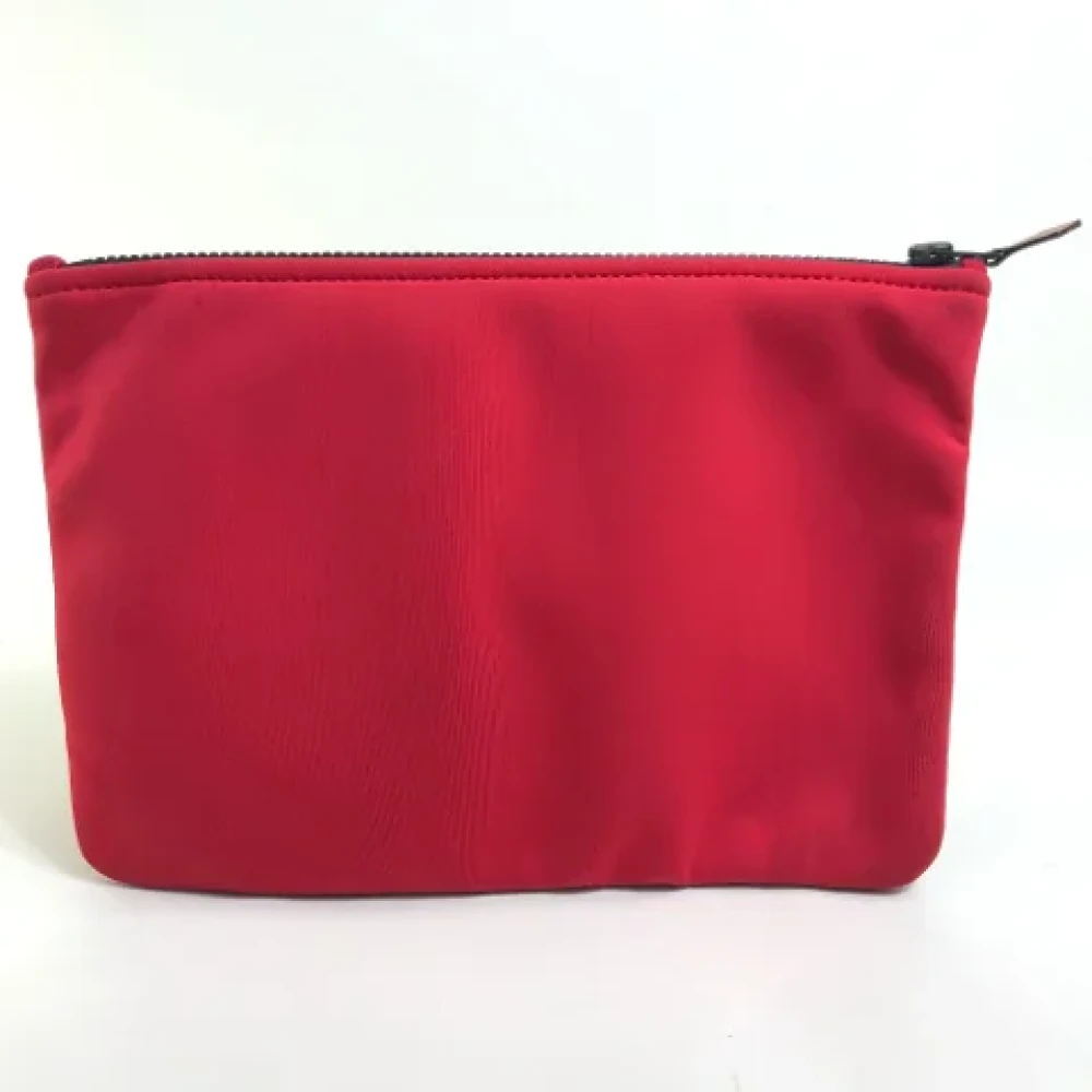 Hermès Vintage Pre-owned Fabric pouches Red Dames