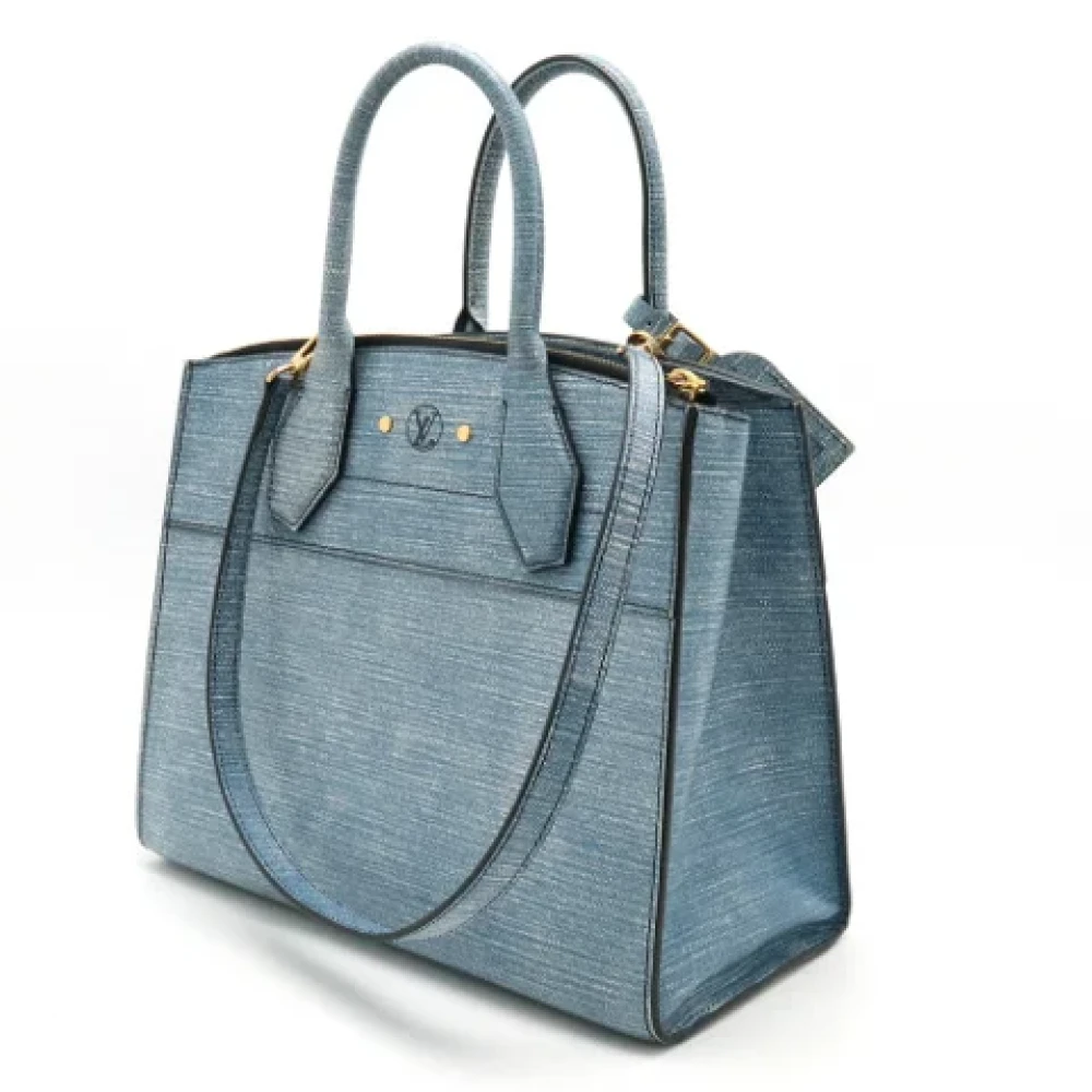 Louis Vuitton Vintage Pre-owned Fabric louis-vuitton-bags Blue Dames