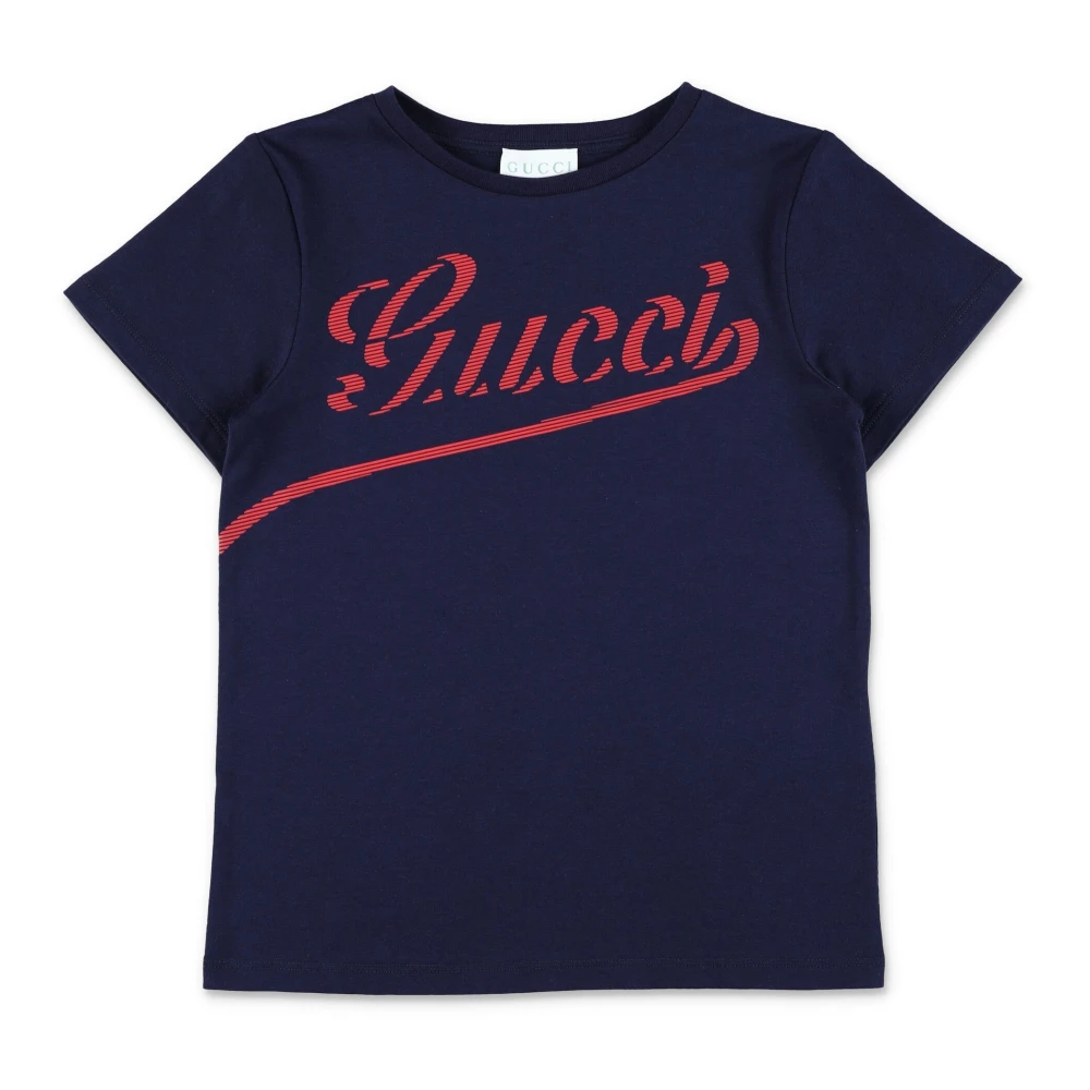 Gucci Stilig T-shirt för män Blue, Unisex