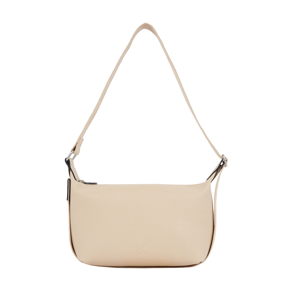 Calvin Klein Stijlvol Ultralight Schoudertas Sand Beige Dames