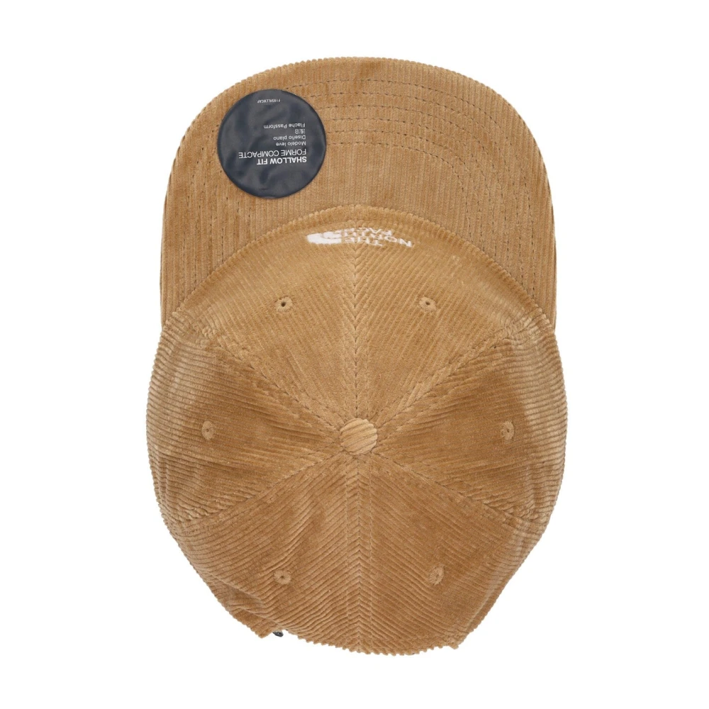 The North Face Corduroy Flat Visor Cap Almond Butter Brown Unisex