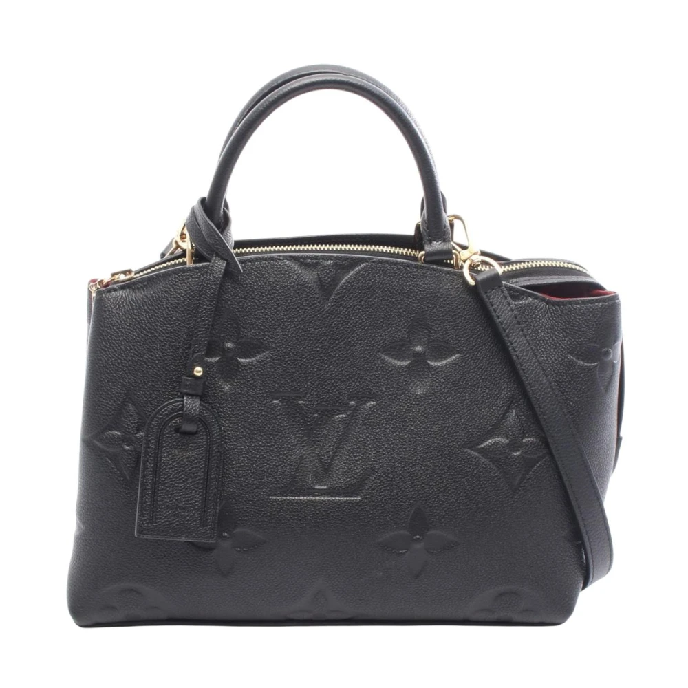 Louis Vuitton Vintage Women's Black Vintage Handbags, One Size, Pre-Owned Vintage Monogram Empreinte Leather Satchel
