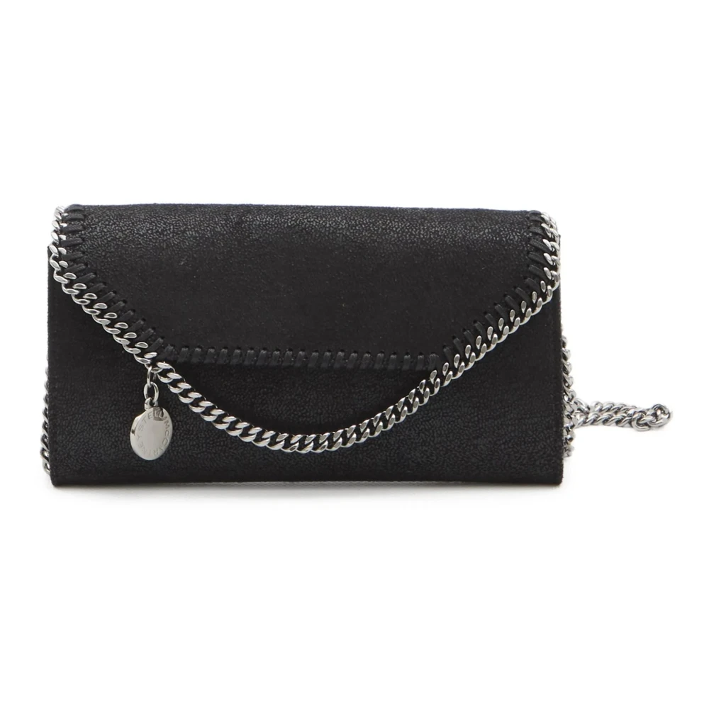 Stella Mc.cartney Donna Nero Portafoglio Falabella Con Catena - Immagine 3
