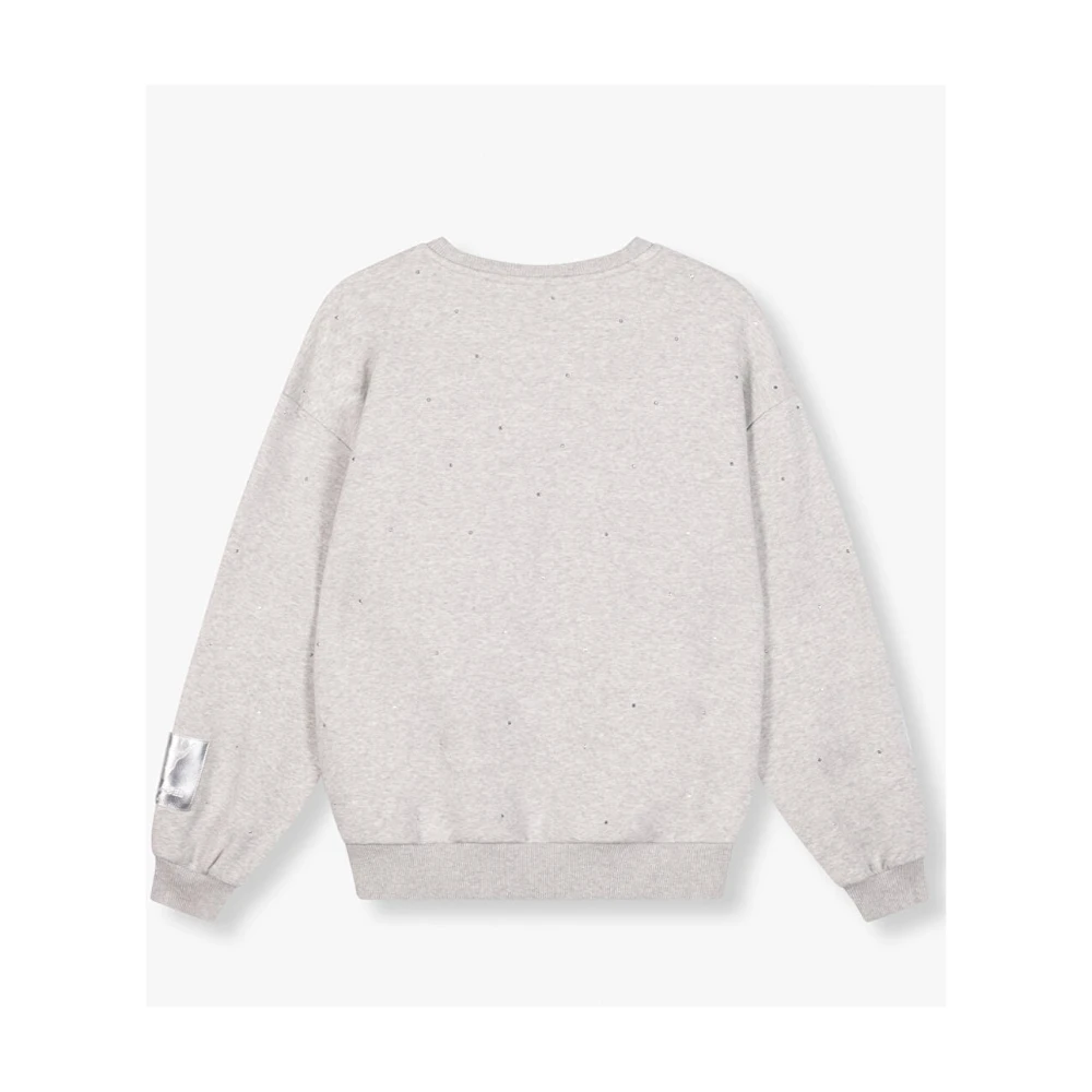 Alix The Label Gestudde Gebreide Trui Gray Dames